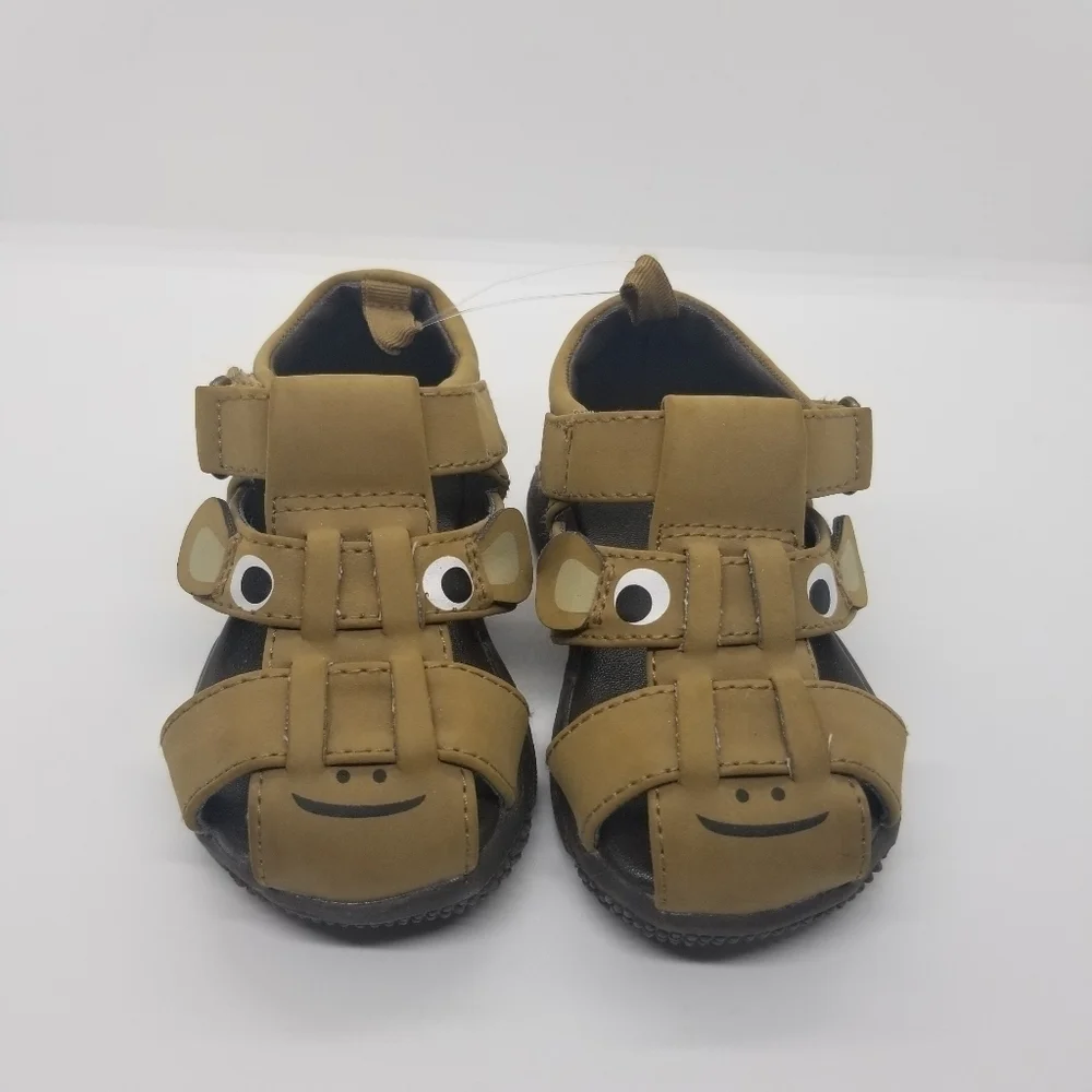 NWOT Gymboree Stripes in Space Monkey fisherman sandals